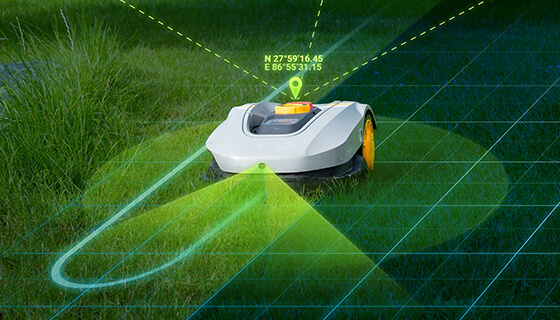 Empower robotic lawn mower with on-device AI processing 